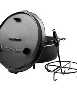 Klarstein Guernsey Premium Dutch Oven 6.0 BBQ-Topf Gusseisen Standfüße Größe M / 6 Qt Schwarz 13 Klarstein Guernsey Premium Dutch Oven 6.0 BBQ-Topf Gusseisen Standfüße Größe M / 6 Qt Schwarz -HENDI-Geschäft 6c8cb0ea b604 4589 8964 03bc6d4fdbdc 2
