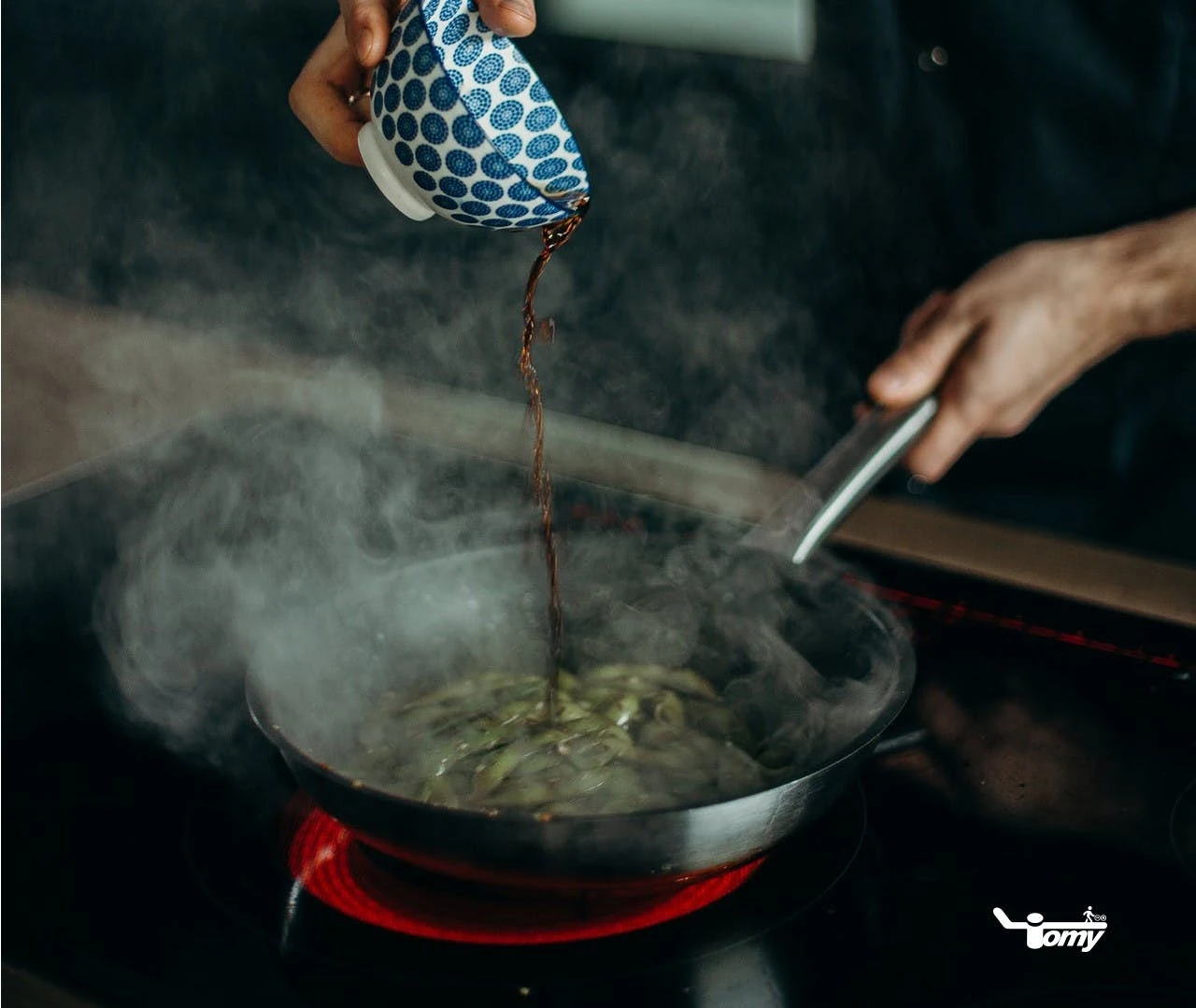 Null Tomy Antihaft-Bratpfanne Aus Edelstahl Mit Gekapseltem Alu 3,6 Liter 280 X H 50 Mm Für Alle Herdtypen – Bild 7