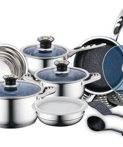 Null 8-Teiliges Marmorbeschichtetes Bratpfannen-Set Schwarz 15 Null 8-Teiliges Marmorbeschichtetes Bratpfannen-Set Schwarz -HENDI-Geschäft 75b1ece9 190b 4f17 86ee 2f85a1066a19 scaled