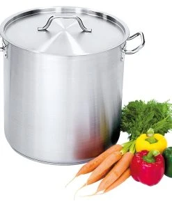 Stalgast Suppentopf Hohe Form, Mit Deckel, Ø 400 Mm, Höhe 400 Mm, 50,3 Liter