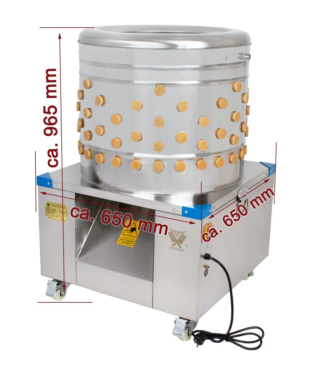 Beeketal Geflügelrupfmaschine Rupfmaschine Nassrupfmaschine - BRM1800 – Bild 7