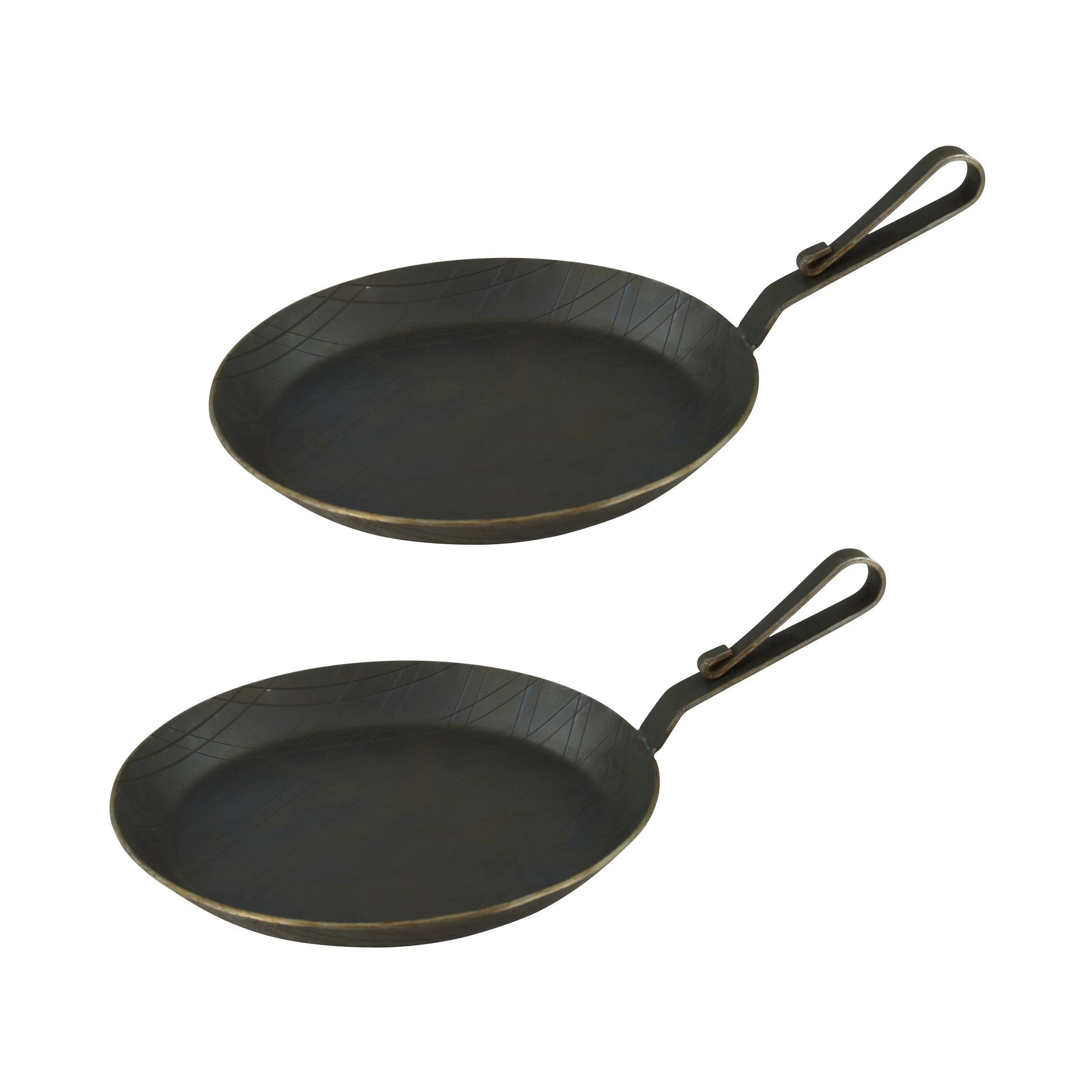 Gvk-eco Servierpfanne Aus Schmiedeeisen Mit Gebogenem Hakenstiel Ø 20 Cm 2 Stück – Bild 5