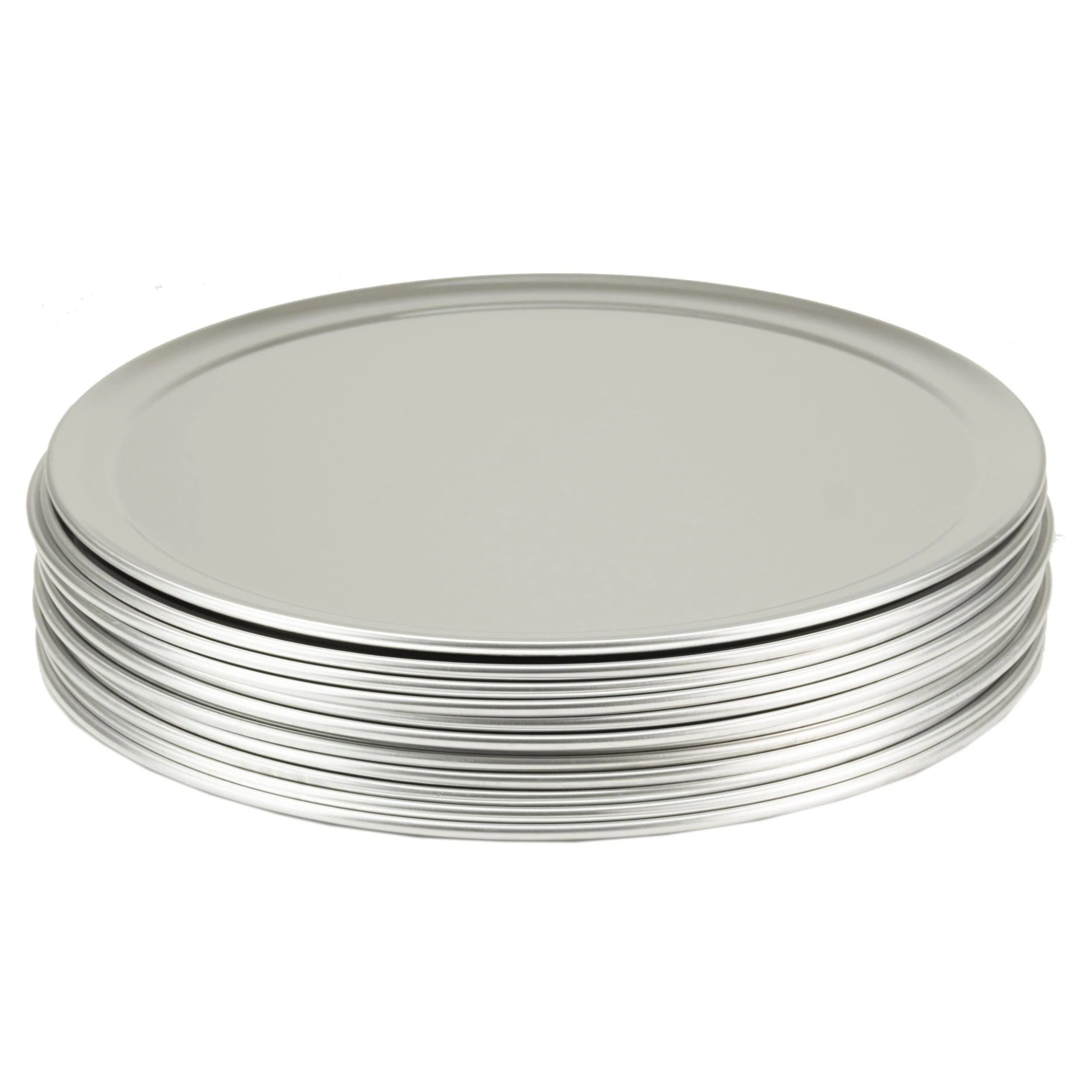 Gvk-eco Pizzablech Rund Aus Aluminium 6 Stück Ø 355 Mm 4 Gvk-eco Pizzablech Rund Aus Aluminium 6 Stück Ø 355 Mm – Bild 2