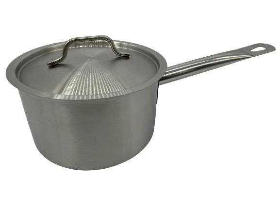 Null Saucentopf Sauteuse Schwenkpfanne Stielkasserolle Edelstahl Induktion Gas Ceran Ø 16cm GSP