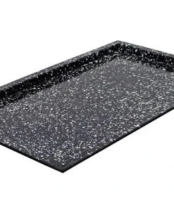 Null Backblech GN 1/1 Höhe 2 Cm - Granit-Emaille Beschichtet