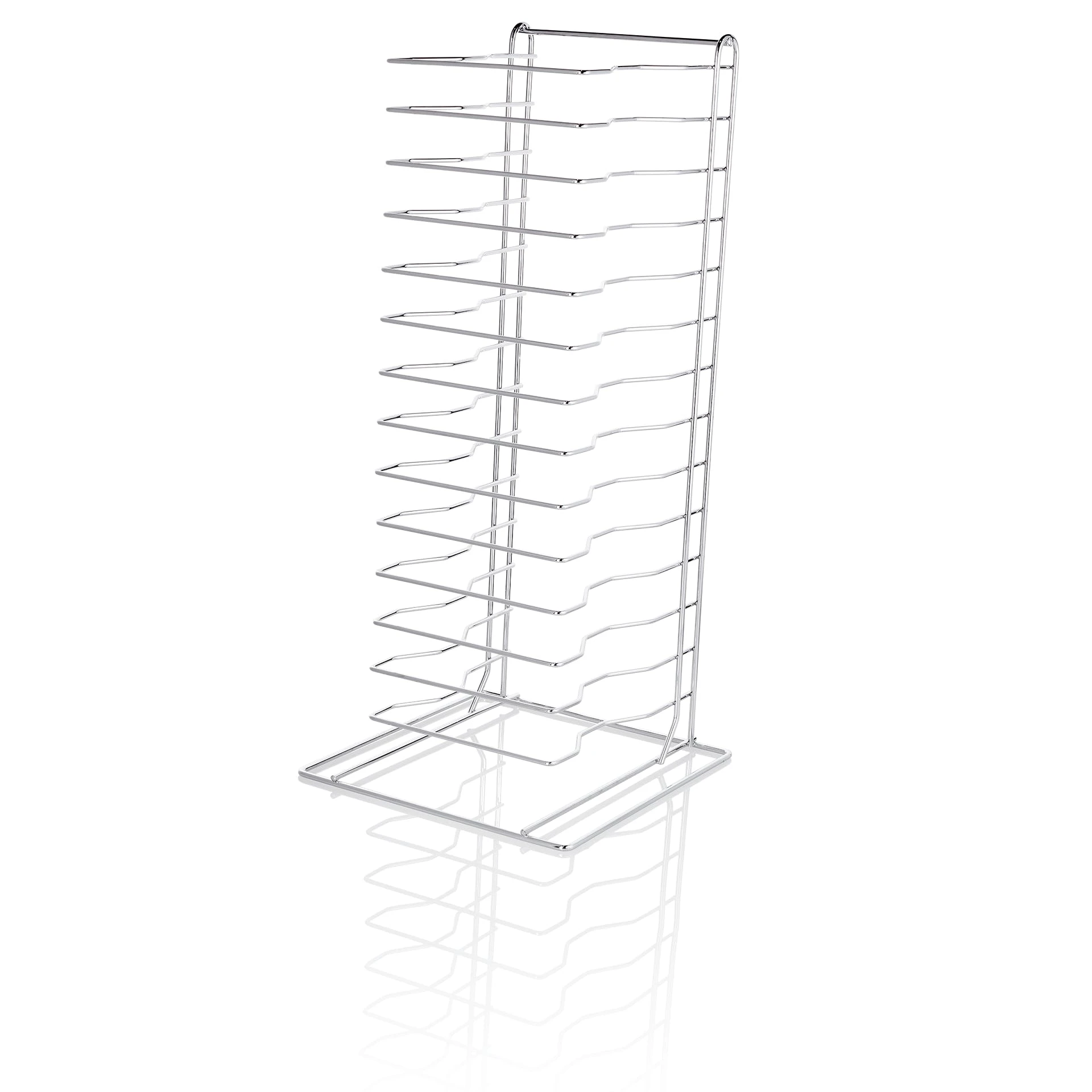 Gvk-eco Pizzablechhalter Für 11 Pizzableche Pizzablechständer Pizzablechauflage Rack 6 Gvk-eco Pizzablechhalter Für 11 Pizzableche Pizzablechständer Pizzablechauflage Rack – Bild 4
