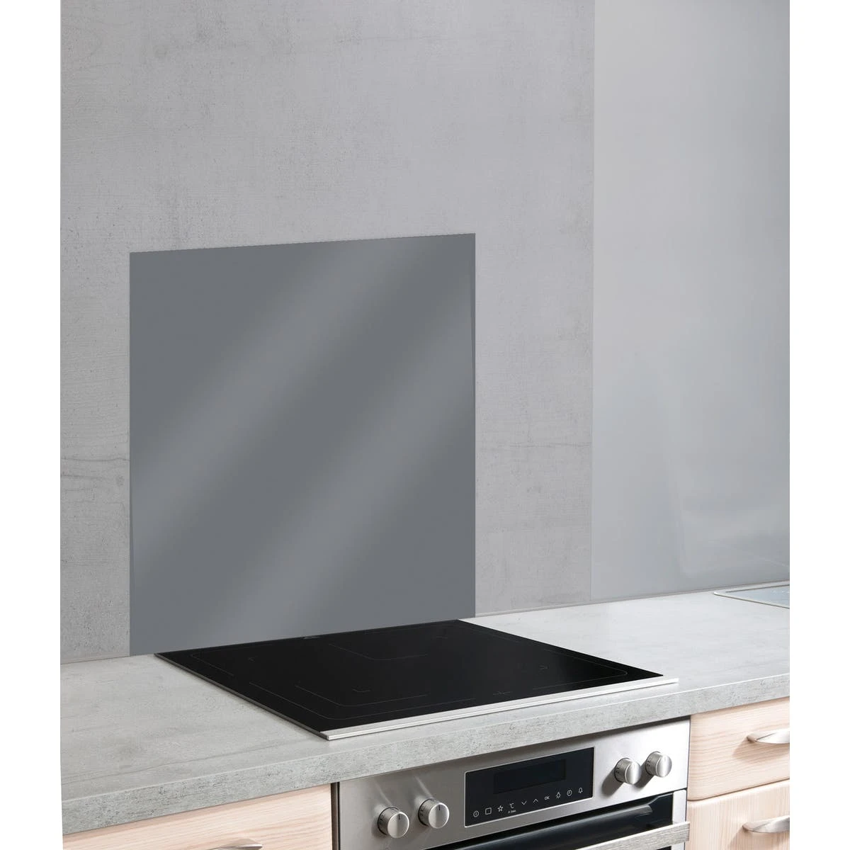 WENKO Glasrückwand Grau 60 X 70 Cm 9 WENKO Glasrückwand Grau 60 X 70 Cm – Bild 7