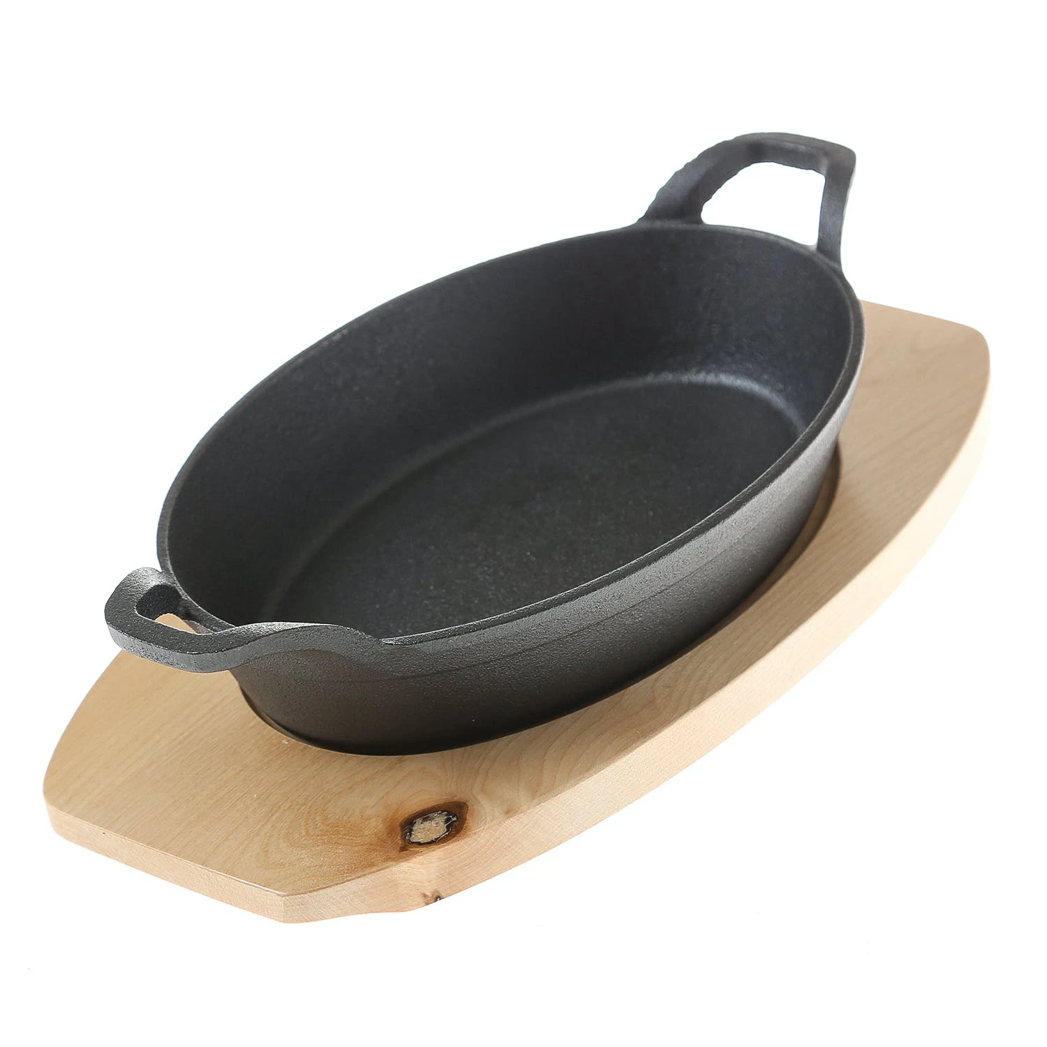 Null Feuerpfanne Grillpfanne Bratpfanne Gusspfanne Gusseisen D: 35cm Mit 2 Henkeln – Bild 7