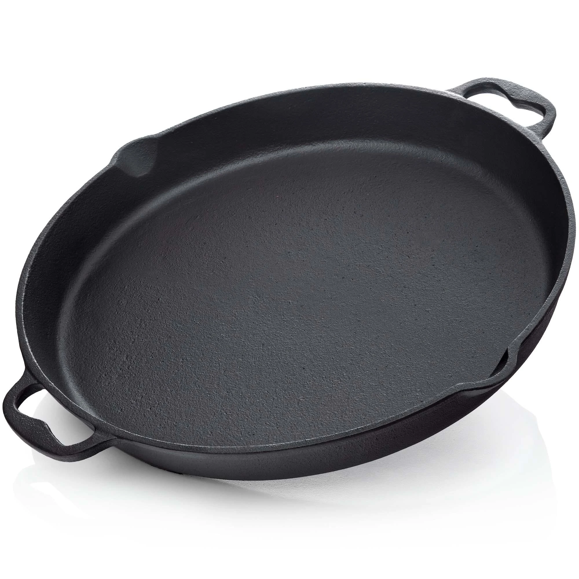Null BBQ-Nerd© Gusseisenpfanne Zum Grillen, Rösten, Anbraten | Grillpfanne Ø 40 Cm 5300g Mit Ausgießer Und Henkel | Antihaft-Pfanne Feuerpfanne 4 Null BBQ-Nerd© Gusseisenpfanne Zum Grillen, Rösten, Anbraten | Grillpfanne Ø 40 Cm 5300g Mit Ausgießer Und Henkel | Antihaft-Pfanne Feuerpfanne – Bild 2