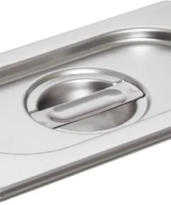 Esmeyer 1 X SCHNEIDER GN Deckel Edelstahl - Mit Löffelaussparung GN 1/9