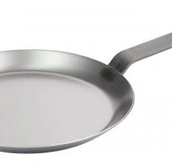 2x Contacto Crêpes-Eisenpfanne, Durchmesser: 28 Cm, Höhe: 3 Cm, Stiellänge: 27 Cm