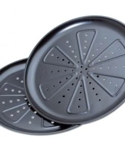 Null 2 X CHG Pizza-Backblech Antihaftbeschichtet Durchmesser: 28 Cm In Neuer Profiqualit