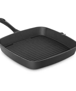 Royal-catering Royal Catering Grillpfanne - Gusseisen - Quadratisch - 24 X 24 X 2,6 Cm