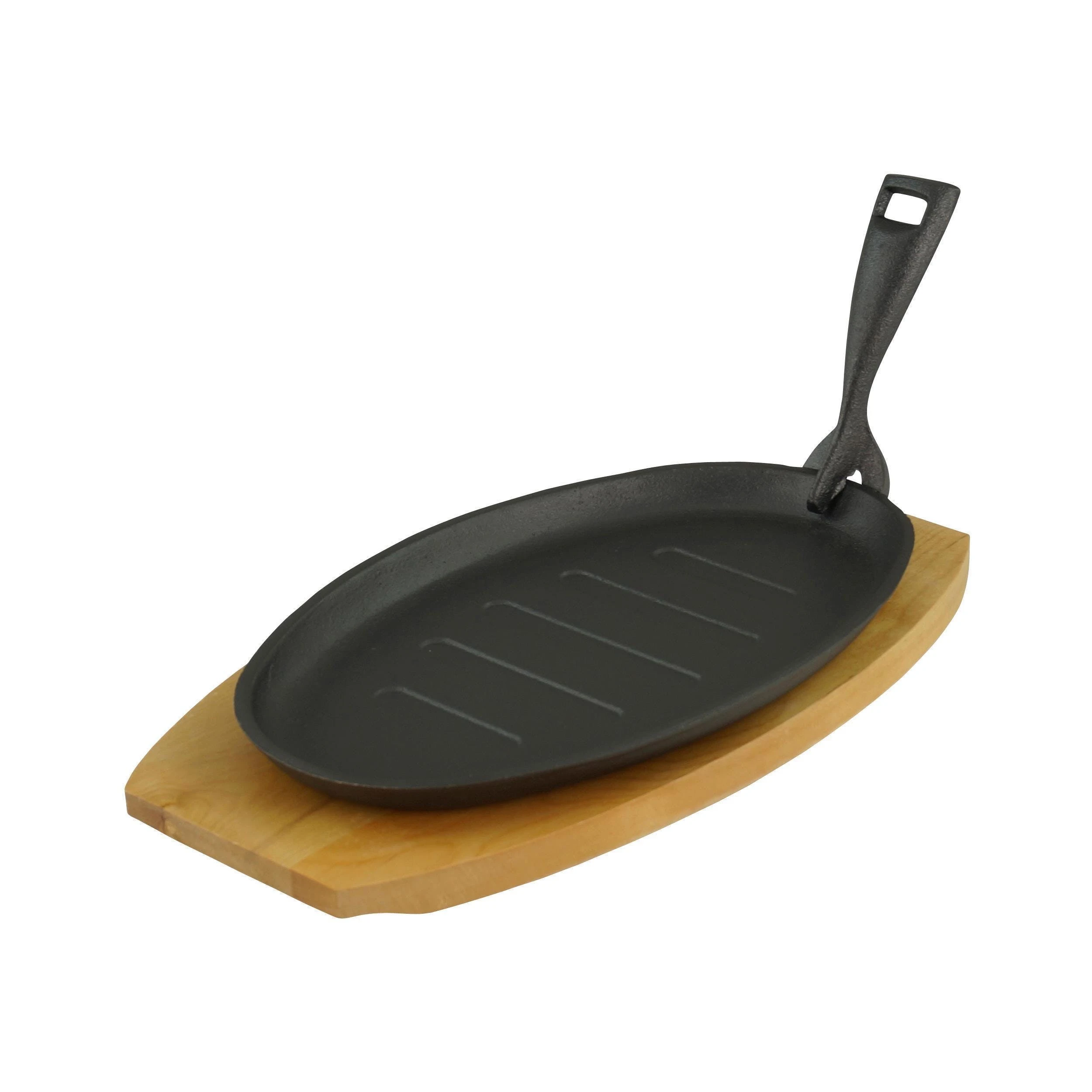 Gvk-eco Servierpfanne In Rinderform Aus Gusseisen Mit Holzuntersetzer 4 Stück Im Set – Bild 7