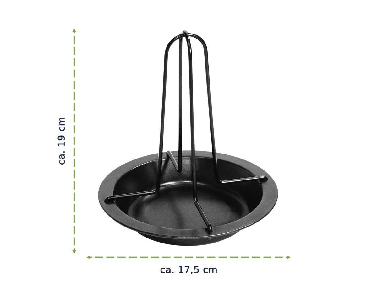 Null Hähnchenständer Hähnchenbräter Geflügelbräter Brathähnchen Ständer 2er Set – Bild 7