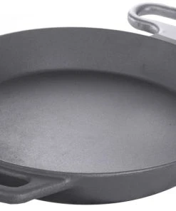 Contacto Eisenguss-Riesenpfanne, Ø 55 Cm, Mit Einem Angegossenen Griff Und Zusatzgriff