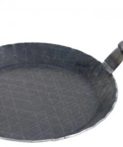 2x Contacto Brat- Und Servier- Eisenpfanne, Bodendurchmesser: 18,5 Cm, Durchmesser Innen: 24 Cm, Höhe: 3 Cm, Stiellänge: 12,5 Cm