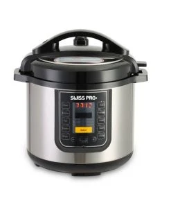 Null Swiss Pro+ Elektrischer Schnellkochtopf 6L 1000W Dampfgarer Reiskocher