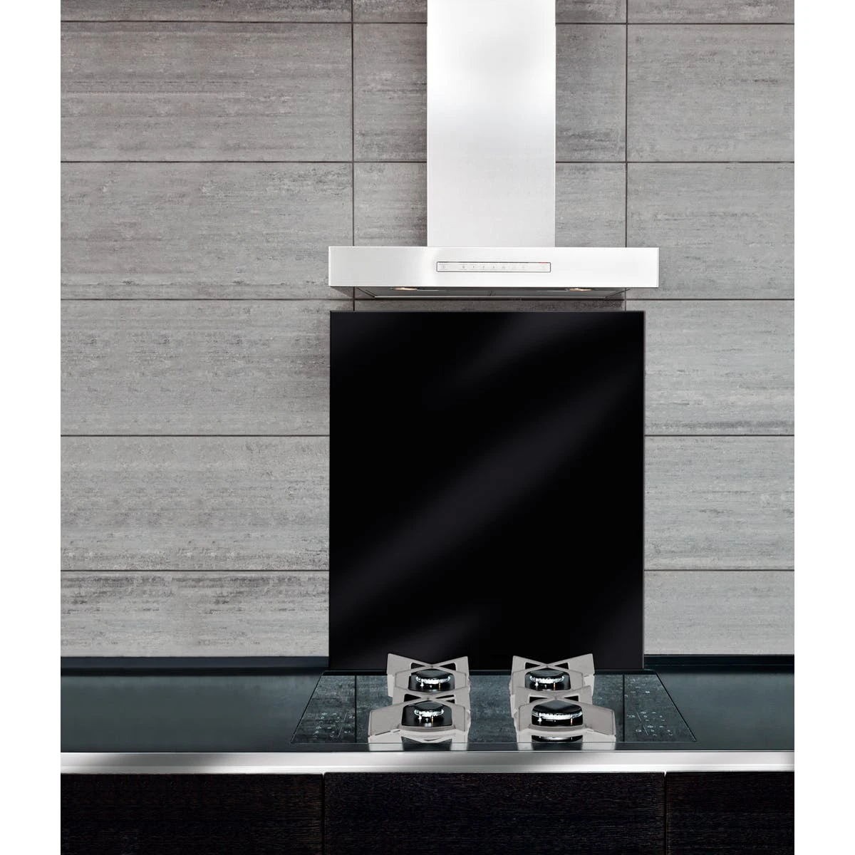 WENKO Glasrückwand Schwarz 60 X 70 Cm 9 WENKO Glasrückwand Schwarz 60 X 70 Cm – Bild 7