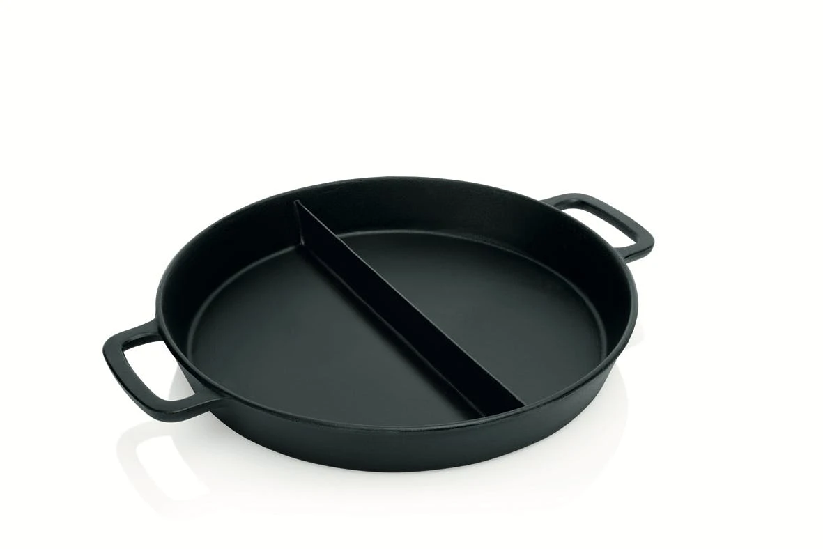 Null Feuerpfanne Grillpfanne D: 30cm Mit 2 Henkeln Gusspfanne Gusseisen Servierpfanne – Bild 6