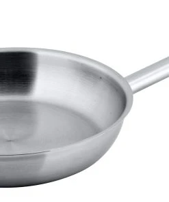 Metro-professional METRO Professional Bratpfanne, Edelstahl, Ø 24 Cm, Höhe: 7.6 Cm, Induktion, Ofenfest