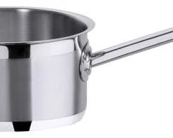 2x Contacto Stielkasserolle, Edelstahl, Volumen: 2,5 L, Durchmesser Innen: 16 Cm, Höhe Außen: 13 Cm