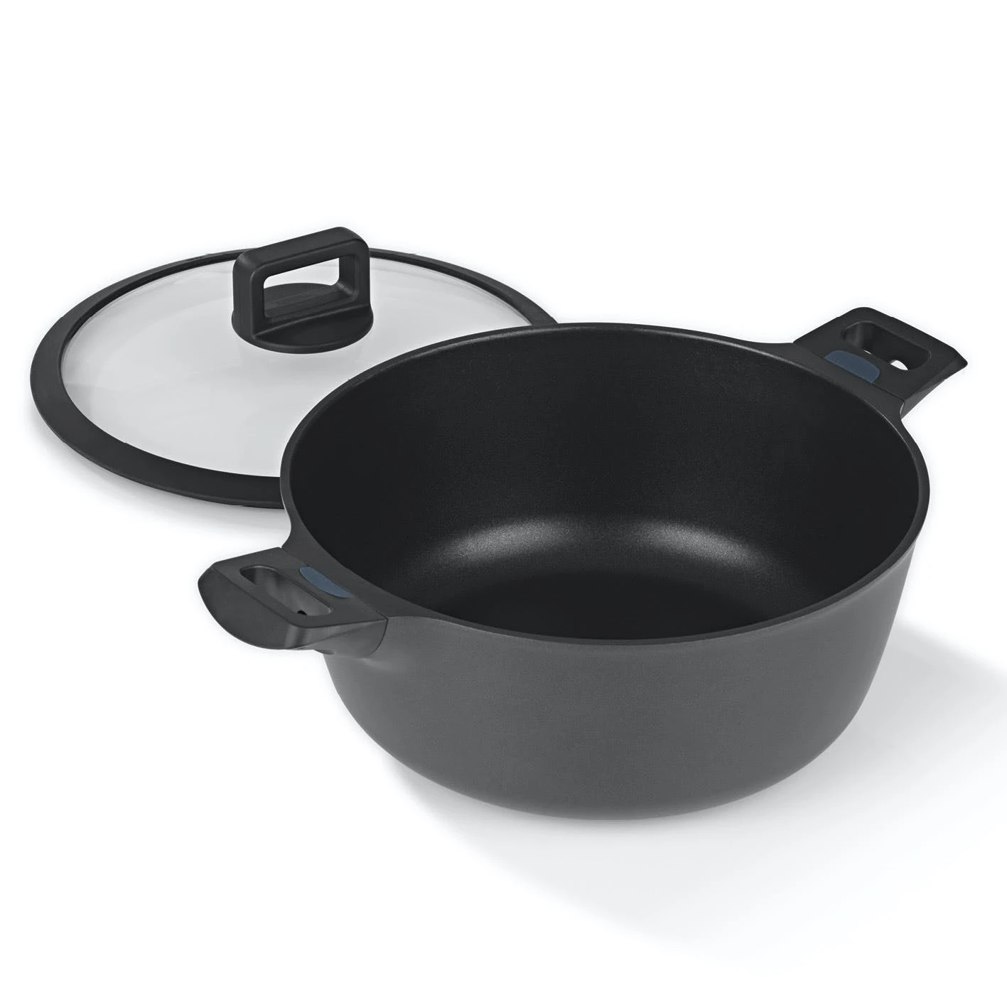 Null N8WERK Aluguss-Energiespartopf 24cm Schwarz – Bild 2