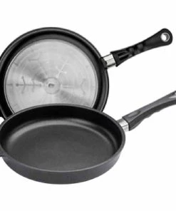 Null AMT Induktions-Wok Aluguss, Ø 20 Cm, Höhe 5 Cm, Antihaftbeschichtung, Induktionsfähig, Backofenfest, Spülmaschinenfest