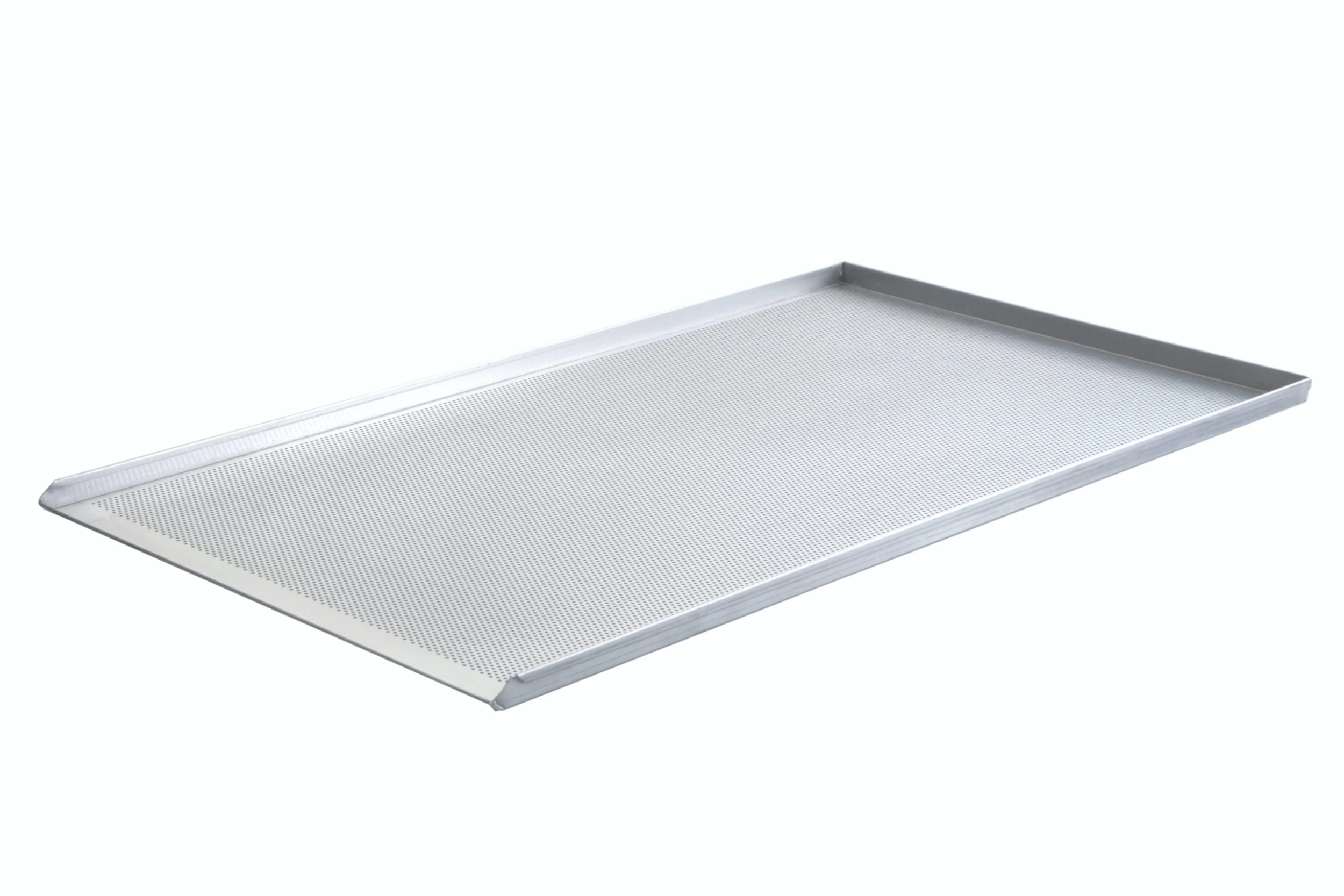 Null Schneider Backblech Aluminium, 580 X 980 Mm, Gelocht 3 Mm 3 Rand, Kurze Seite Offen, Randhöhe 25 Mm