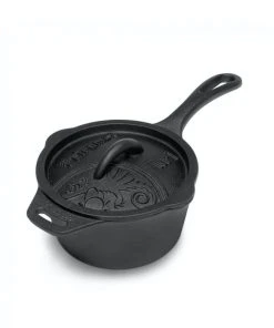 Null Petromax Kasserolle KR1 Gusseisen Feuertopf Mit Deckel Mit Stiel Bräter 1l