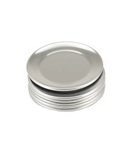 Gvk-eco Pizzablech Rund Aus Aluminium 6 Stück Ø 150 Mm