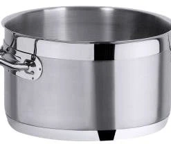 Contacto 2x Fleischtopf 2,5l Aus Edelstahl, Seidenmatt Verkapselter Sandwichboden