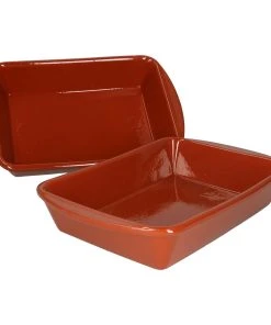 Null 2er Set Auflaufform Ton 26x19cm - 99522