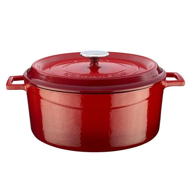 Null Gusseisentopf Rund In Blau 6,7L Von CHEFGASTRO 6 Null Gusseisentopf Rund In Blau 6,7L Von CHEFGASTRO – Bild 4