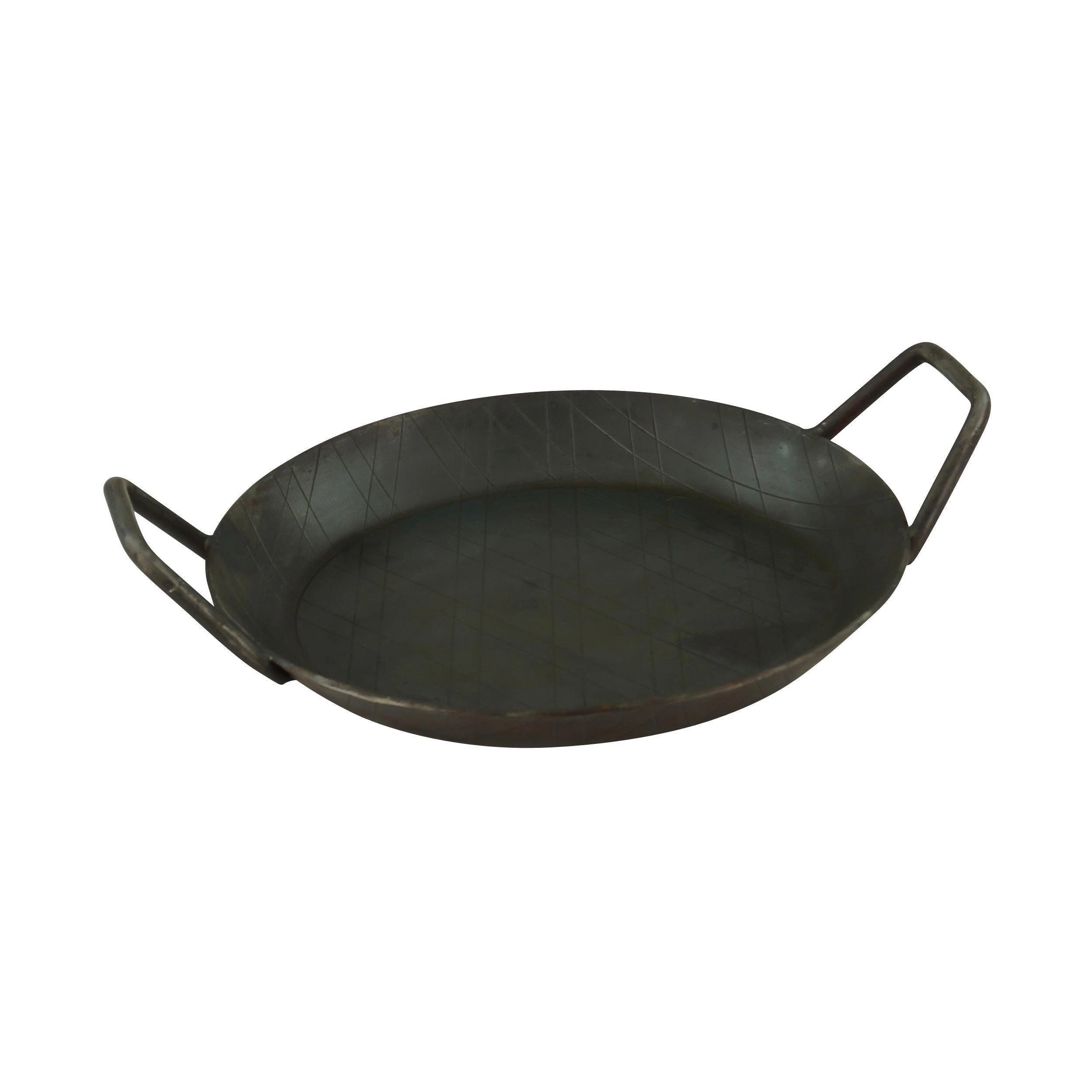 Gvk-eco 4 Stück Servierpfanne Aus Schmiedeeisen Mit Zwei Seitengriffen ø 20cm – Bild 2