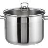 Null 10 Liter Universaltopf Kochtopf Topf Suppentopf Glasdeckel 26 Cm Edelstahl