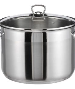 Null 10 Liter Universaltopf Kochtopf Topf Suppentopf Glasdeckel 26 Cm Edelstahl