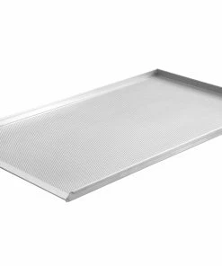 Null Schneider Backblech Alu 580 X 780 X 23 Mm 3 Seiten 90 ° 1 Kurze Seite Offen, Gelocht 3mm