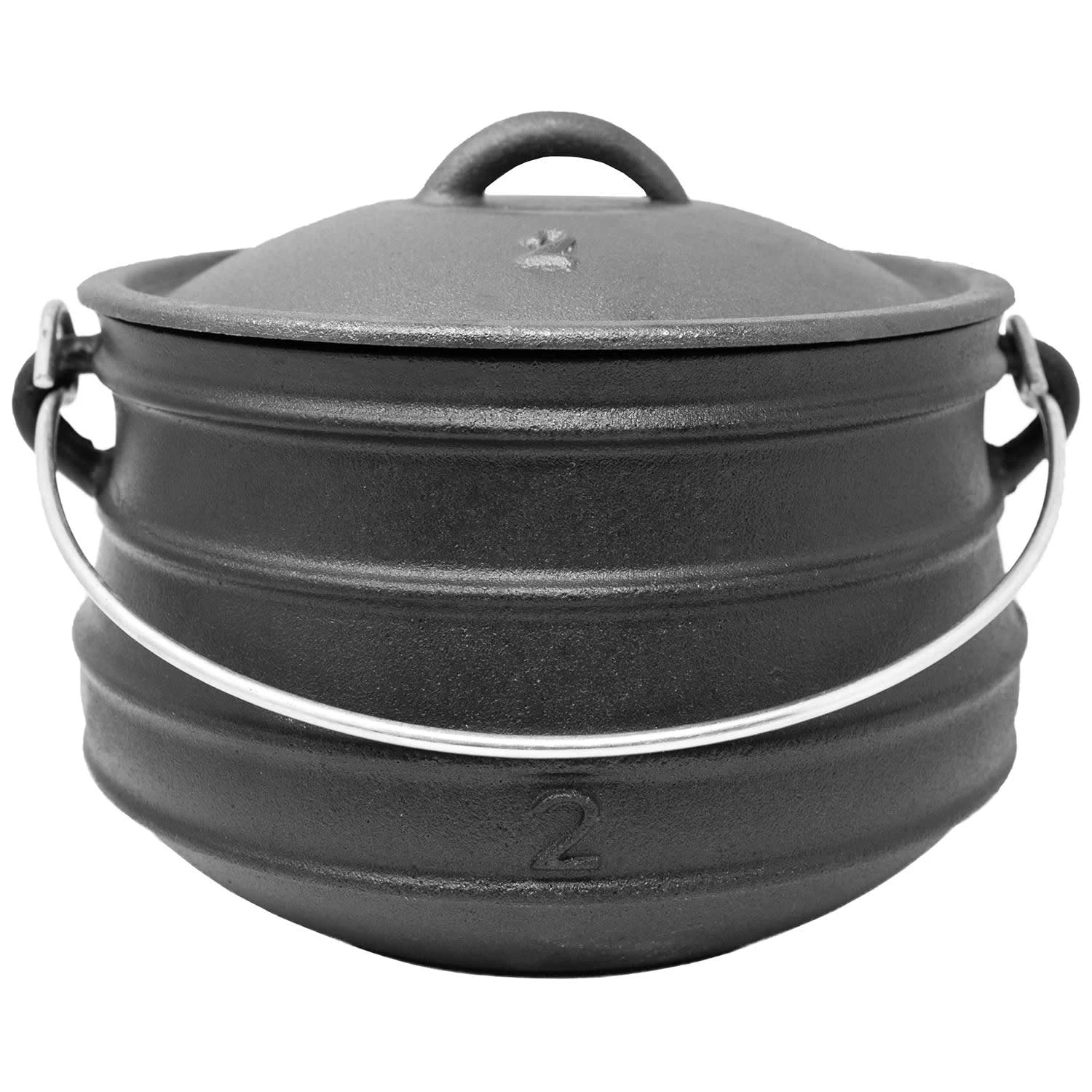 Klarstein Beefalo Potjie Schmortopf Größe S Gusseisen Rund Deckel 3 Liter Schwarz 5 Klarstein Beefalo Potjie Schmortopf Größe S Gusseisen Rund Deckel 3 Liter Schwarz – Bild 3