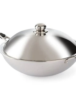 Contacto Wok Edelstahl Mehrschichtig, Runder Boden -HENDI-Geschäft da4e147b f425 43fa b8b6 8f1658c069ea 5