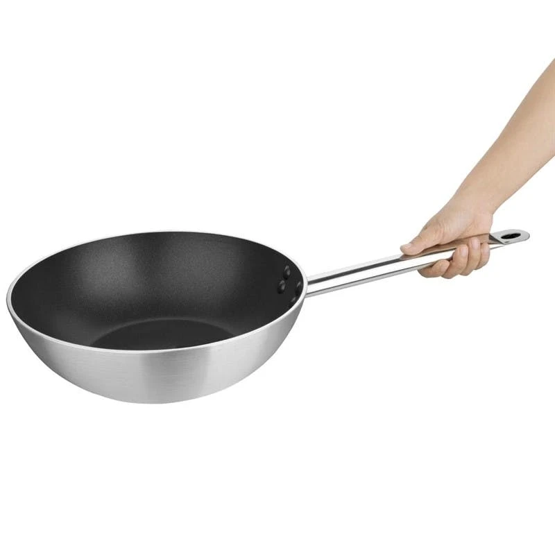 Vogue Platinum Plus Aluminium Wok Mit Teflon Antihaftbeschichtung 300mm – Bild 6
