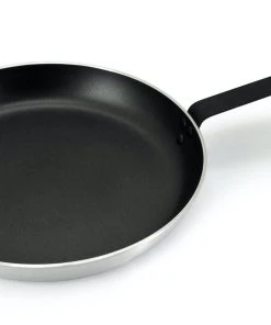 Metro-professional METRO Professional Bratpfanne, Aluminium, Ø 32 Cm, Antihaftbeschichtung, Rund, Silber/ Schwarz