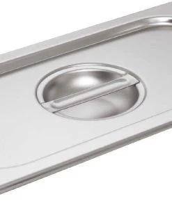 Esmeyer 1 X SCHNEIDER GN Deckel Edelstahl - Mit Löffelaussparung GN 1/3