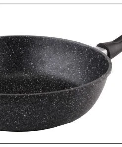 Null Aluguss Pfanne 28cm Bratpfanne Schmorrpfanne Induktion Kratzfest Granitoptik