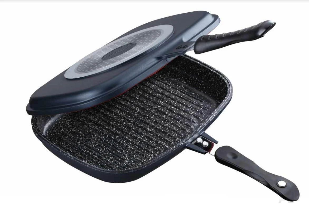 Null Grillpfanne Alu Guss Ø28cm Steakpfanne Fischpfanne Pfanne Braten INDUKTION 6 Null Grillpfanne Alu Guss Ø28cm Steakpfanne Fischpfanne Pfanne Braten INDUKTION – Bild 4