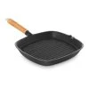 Royal-catering Royal Catering Grillpfanne - Gusseisen - Quadratisch – 25 X 25 X 1,8 Cm RCIP-W25S