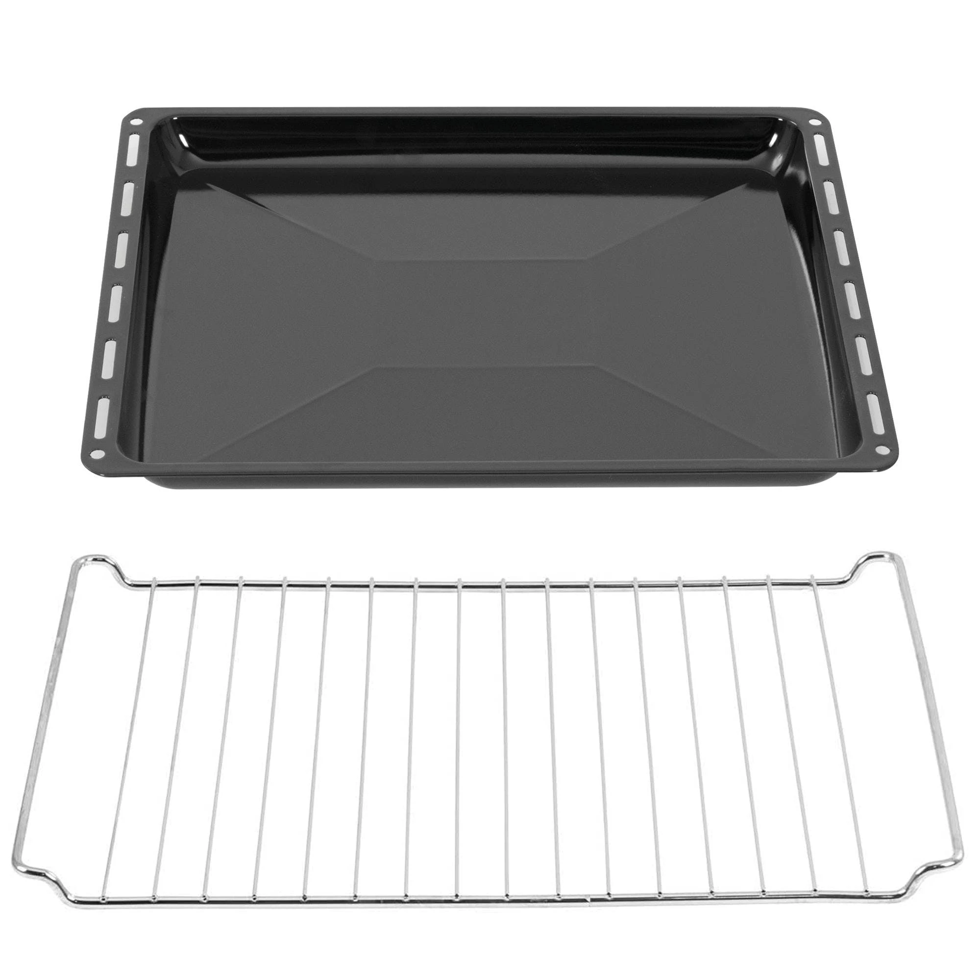 Null ICQN Backblech 422 X 370 X 30 Mm, Emailliert Fettpfanne Für Backofen Und Herd, Passend Für ELECTROLUX, AEG, IKEA, ZANUSSI, JUNO, ZOPPAS Kratzfest & – Bild 5