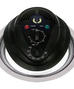 Cecotec Heißluftofendeckel Heißluftofendeckel Zum Überbacken Mit Anpassungsfähigem Ring Mit Thermostat Und Timer.