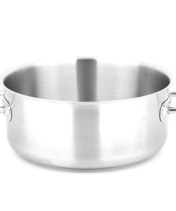 Metro-professional METRO Professional Fleischtopf HS-CSR28, Edelstahl, Ø 28 Cm, 6.5 L, Höhe: 11.5 Cm, Induktion