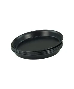 Gvk-eco 5 Stück Pizzablech Rund Aus Blaublech Ø 20 Cm Schwere Profiqualität